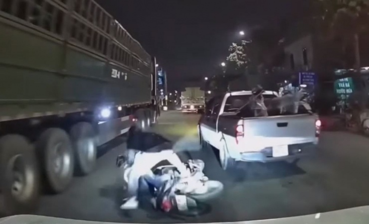 Hình ảnh vụ việc được cắt từ clip