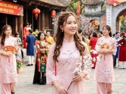 Kiểu tóc đẹp gọn gàng khi du Xuân 2026