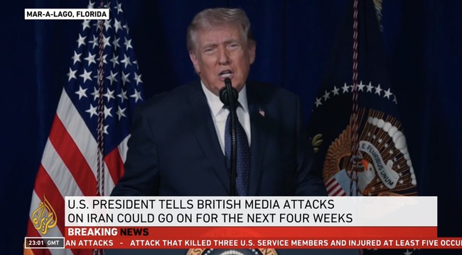 Tổng thống Donald Trump: Xung đột với Iran có thể kéo dài 4 tuần - 1