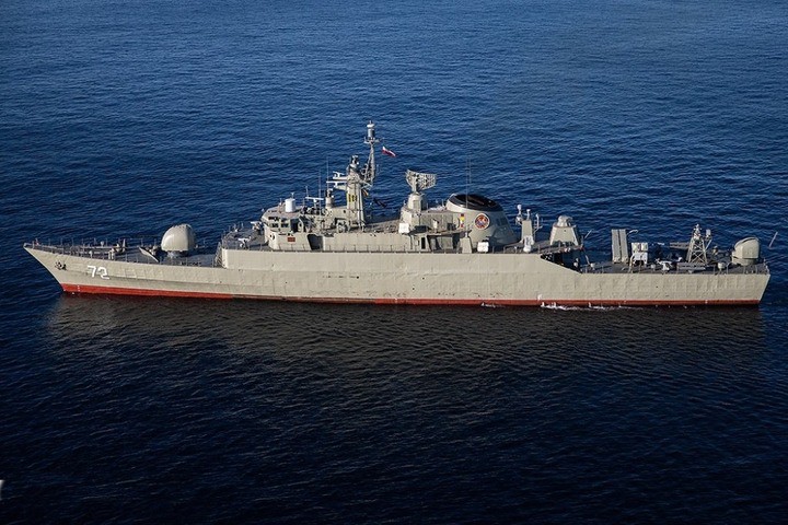 Tàu chiến lớp Alvand của Iran. Ảnh The War Zone. Ảnh The War Zone