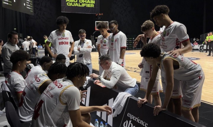 Đội U18 của Monaco trong một trận đấu tại ANGT. (Nguồn: Be Basket)