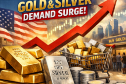 Nhu cầu vàng, bạc tại Mỹ tăng rất mạnh