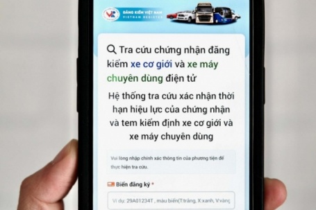 Cách tra cứu giấy kiểm định điện tử trên website từ 1/3