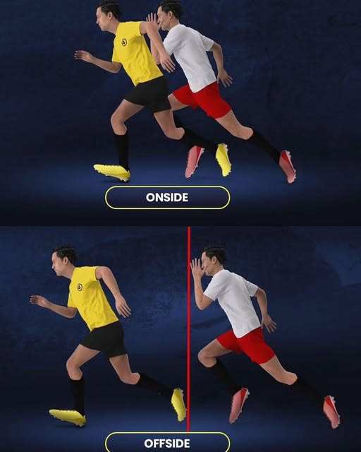 Với luật việt vị mới, mọi phần cơ thể của tiền đạo phải xuống hẳn, không ngang bằng bất cứ phần cơ thể nào của hậu vệ, để bị bắt việt vị