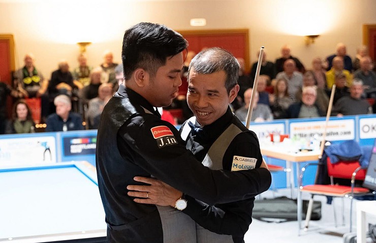 Tuyển Billiards Việt Nam với Quyết Chiến và Thanh Tự đã lên ngôi vô địch giải đồng đội thế giới 2026