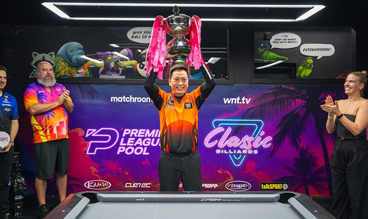 Hoàng "Sao" vô địch&nbsp;Premier League Pool danh giá