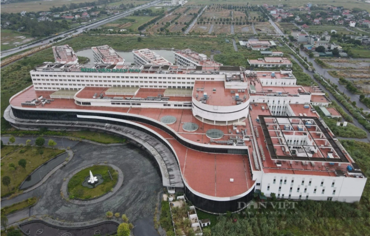 Dự án Bệnh viện Bạch Mai cơ sở 2. Ảnh: Đ.N.