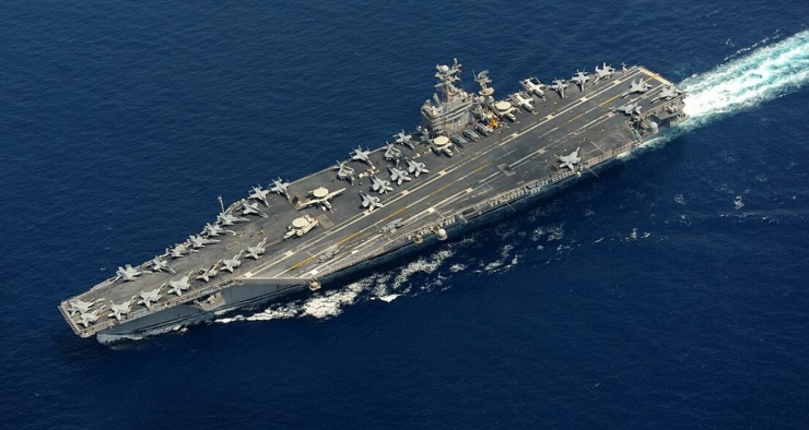 Tàu sân bay USS Abraham Lincoln. Ảnh: Hải quân Mỹ
