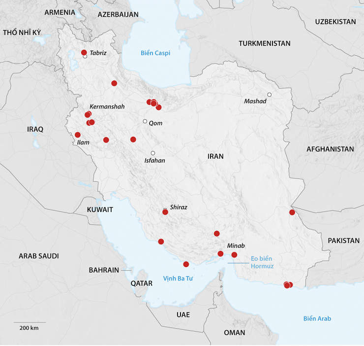 Dàn tên lửa, UAV Mỹ lần đầu thực chiến trong xung đột với Iran - 8