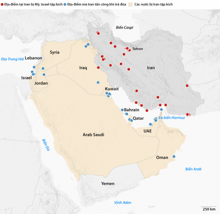 Loạt căn cứ Mỹ hứng tổn thất trong đòn trả đũa của Iran - 10