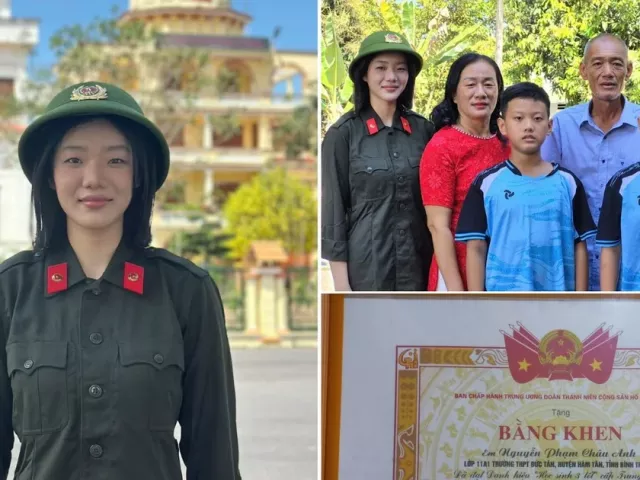 Cô bạn 2K4 tình nguyện nhập ngũ: Tốt nghiệp loại xuất sắc, sở hữu IELTS 7.5