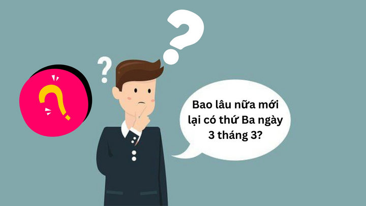 Nhiều người thắc mắc không biết bao giờ mới có lại thứ Ba, ngày 3/3?