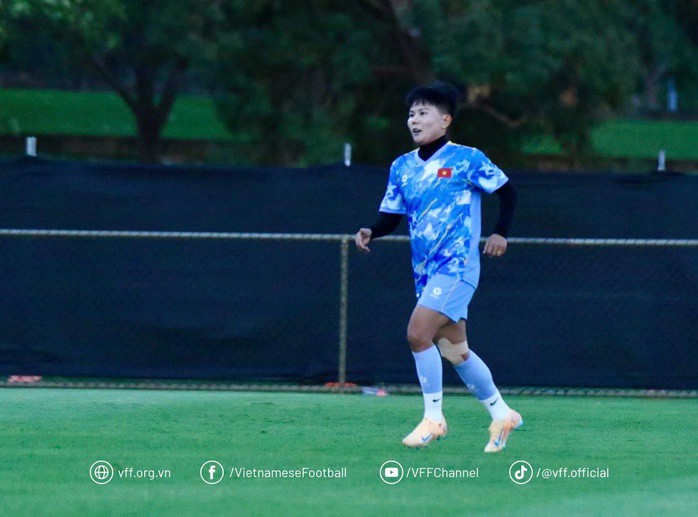 Sự trở lại của Bích Thùy mang đến hy vọng cho tuyển nữ Việt Nam (Ảnh: VFF)