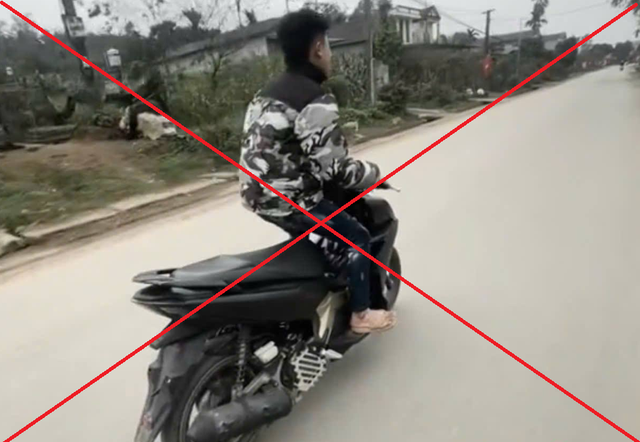 Hình ảnh vi phạm được quay lại và đăng tải lên mạng xã hội TikTok, gây bức xúc trong dư luận. Ảnh: Công an tỉnh Lào Cai.