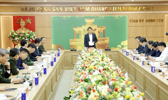 Đại tướng Lương Tam Quang, Ủy viên Bộ Chính trị, Bộ trưởng Bộ Công an, Trưởng Đoàn kiểm tra, giám sát, phát biểu