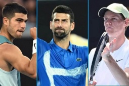 Kinh điển Djokovic - Alcaraz, Sinner "tọa sơn quan hổ đấu" ở Indian Wells 2026