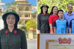 Cô bạn 2K4 tình nguyện nhập ngũ: Tốt nghiệp loại xuất sắc, sở hữu IELTS 7.5