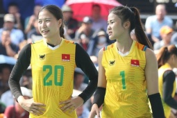 Dàn hoa khôi bóng chuyền Việt Nam gây sốt ở giải hội làng Bắc Ninh