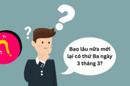Bao lâu nữa mới lại có thứ Ba ngày 3 tháng 3?