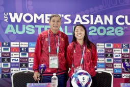 HLV Mai Đức Chung tự tin, ĐT nữ Việt Nam sẵn sàng đấu Ấn Độ tại Asian Cup