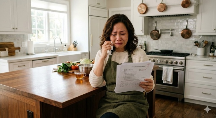 Tôi đau lòng khi đọc bài văn của con gái (Ảnh minh họa, nguồn: AI)