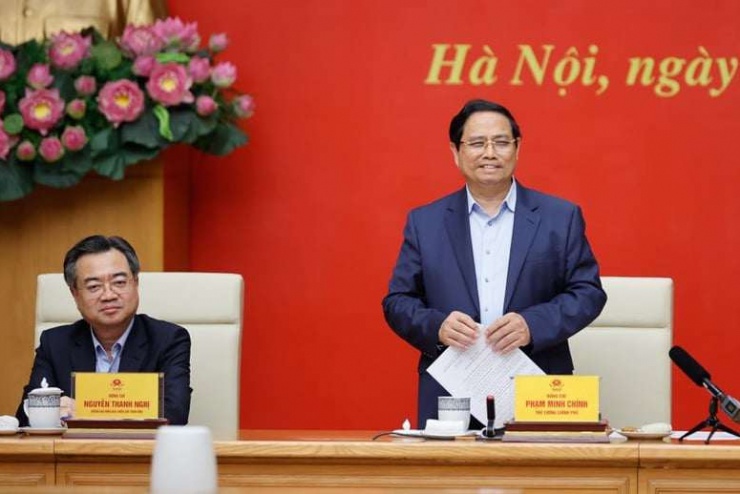 Thủ tướng yêu cầu các cơ quan của Đảng ủy Chính phủ cung cấp các báo cáo, tài liệu, số liệu trung thực, khách quan và tiếp thu đầy đủ ý kiến nhận xét của Đoàn kiểm tra, giám sát - Ảnh: VGP/Nhật Bắc
