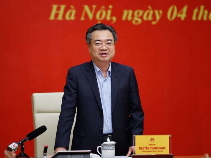 Ông Nguyễn Thanh Nghị, Ủy viên Bộ Chính trị, Bí thư Trung ương Đảng, Trưởng Ban Chính sách, chiến lược Trung ương, Trưởng đoàn kiểm tra, giám sát, phát biểu - Ảnh: VGP/Nhật Bắc