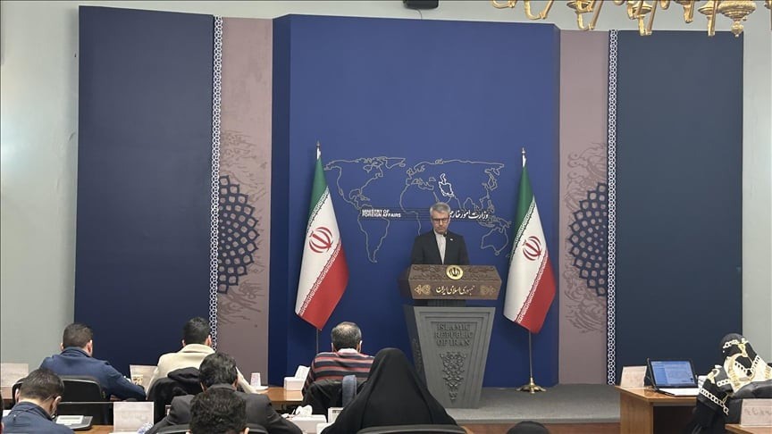 Phát ngôn viên Bộ Ngoại giao Iran Esmaeil Baghaei. Ảnh: Anadolu 