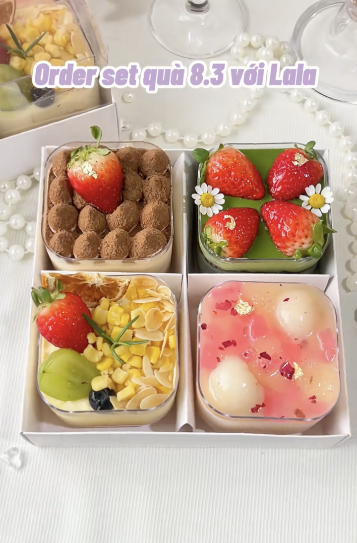 Món quà 8/3 phù hợp với nhiều đối tượng. (Ảnh: @tiembanhlala)