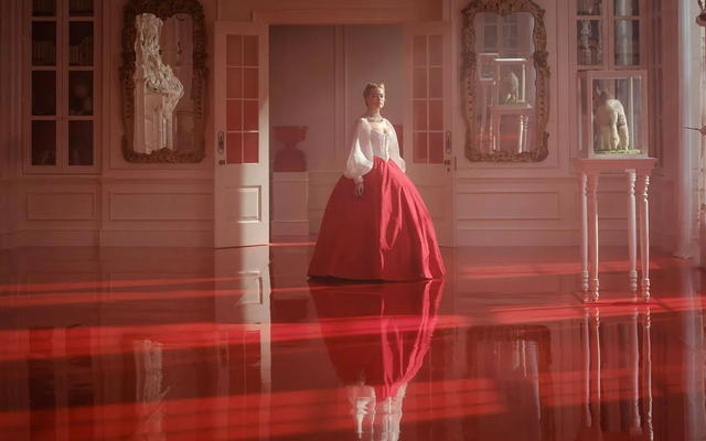 Vai Catherine của Margot Robbie xuất hiện với những bộ váy mang màu sắc khá hiện đại, như bước ra từ các bộ sưu tập thời trang cao cấp chứ không tạo cảm giác về nhân vật cảm giác cổ trang.