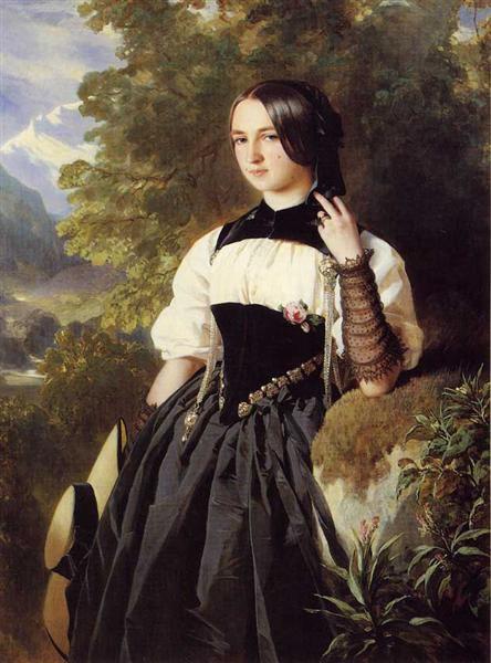 Bức tranh của Franz Xaver Winterhalter là nguồn cảm hứng (Ảnh: Getty Images)