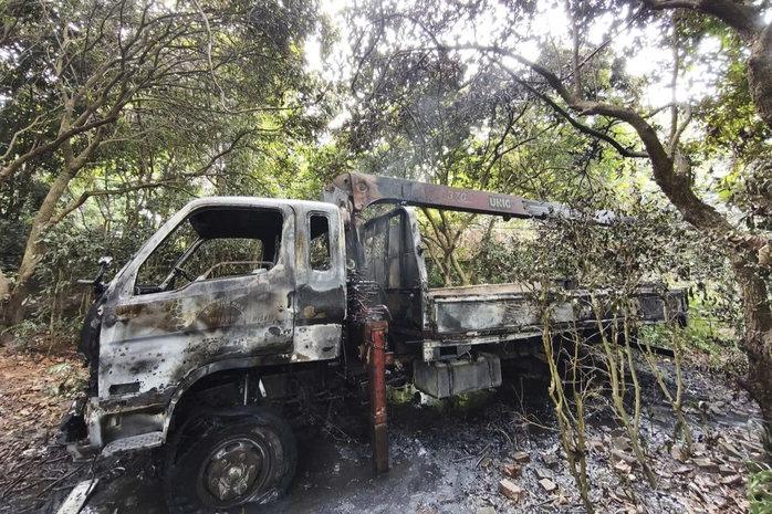 Hiện trường vụ tai nạn. Ảnh: B.G.