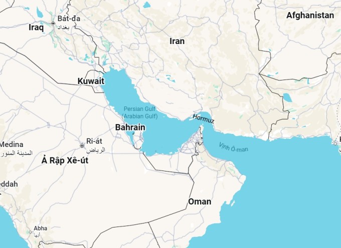 Eo biển Hormuz, "yết hầu" duy nhất để ra khỏi vịnh Ba Tư.