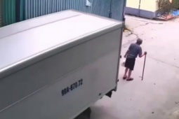 Xe tải lùi ẩu, cán tử vong cụ ông 90 tuổi