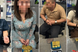 Hành khách giấu hơn 12 kg vàng miếng trong áo ngực và quần để mang vào Việt Nam