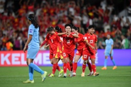 Trực tiếp bóng đá ĐT nữ Việt Nam - Ấn Độ: Ghi bàn gỡ hòa bất ngờ (Asian Cup)