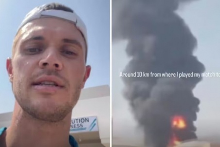 Bom rơi đạn nổ khi chơi tennis ở Trung Đông, phải trả hàng trăm triệu đồng để thoát thân