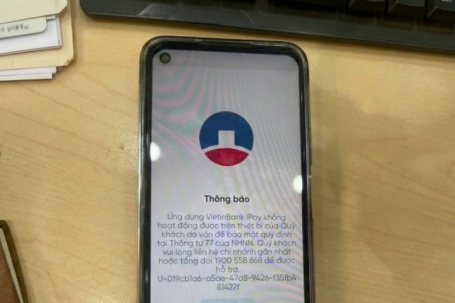 Sau 1/3, iPhone lock, điện thoại xách tay vẫn dùng app ngân hàng bình thường