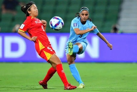 Video bóng đá ĐT nữ Việt Nam - Ấn Độ: Rượt đuổi nghẹt thở, vỡ òa phút 90+4 (Asian Cup)