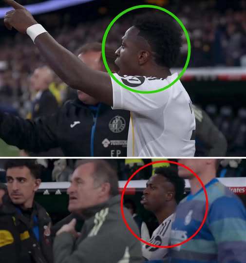 Vinicius cãi cọ với Allan Nyom của Getafe sau trận thua của Real, sau khi "cà khịa" phía Getafe ở trận lượt đi vì Nyom bị thẻ đỏ