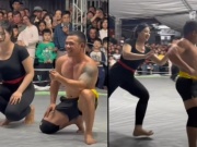 "Vua vật Đắk Lắk" đấu hot girl Anh Thơ, vừa vật vừa chạy vẫn nhận thất bại