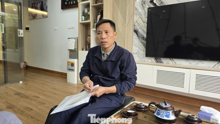 Ông Nguyễn Hữu Chiến nhận chuyển nhượng đất có sổ đỏ từ năm 2020 nhưng hiện chưa thể sang tên