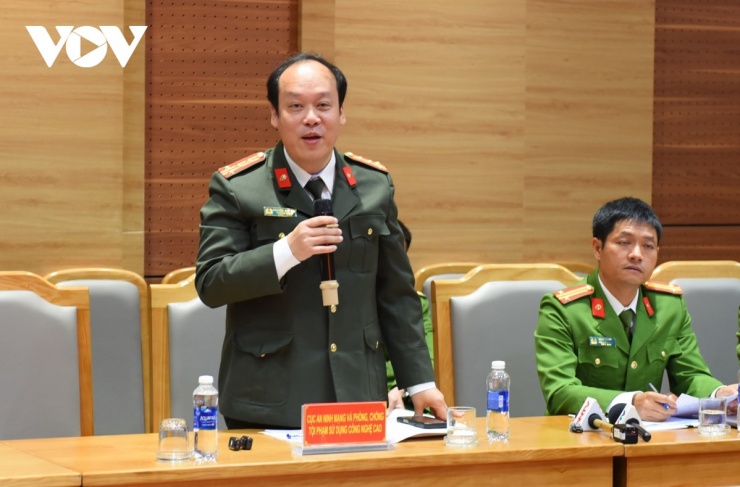 Đại tá Nguyễn Huy Lục&nbsp;(Trưởng phòng 5, A05). (Ảnh: Trọng Phú)