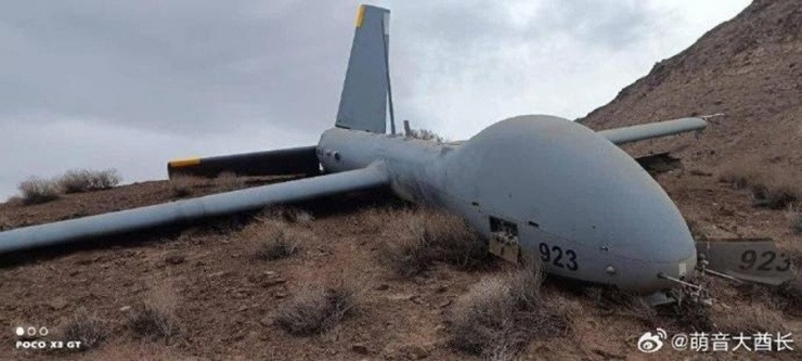 UAV Hermes-900 của Israel bị Iran thu giữ. Ảnh: Sina