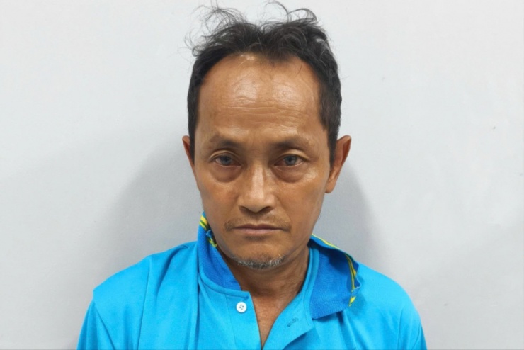 Nguyễn Văn Khai tại cơ quan công an.