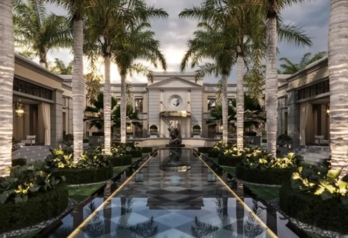 Phối cảnh dinh thự của Zuckerberg đang xây dựng, dự kiến hoàn thành cuối năm nay. Ảnh: New York Post