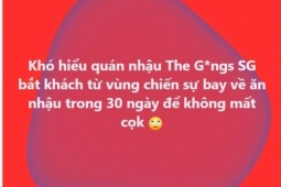 Khách ở Dubai xin hủy cọc vì chiến sự, quán nhậu TP HCM phản hồi gây tranh cãi