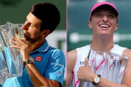 Djokovic & Swiatek trước cơ hội lịch sử chưa từng có ở "mảnh đất vàng" Indian Wells