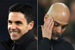 Arsenal hơn Man City 7 điểm: Kịch bản  " Pháo thủ "  vô địch sớm khi nào?