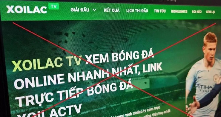 Hệ thống Xôi Lạc TV bị triệt phá. Ảnh Bộ Công an